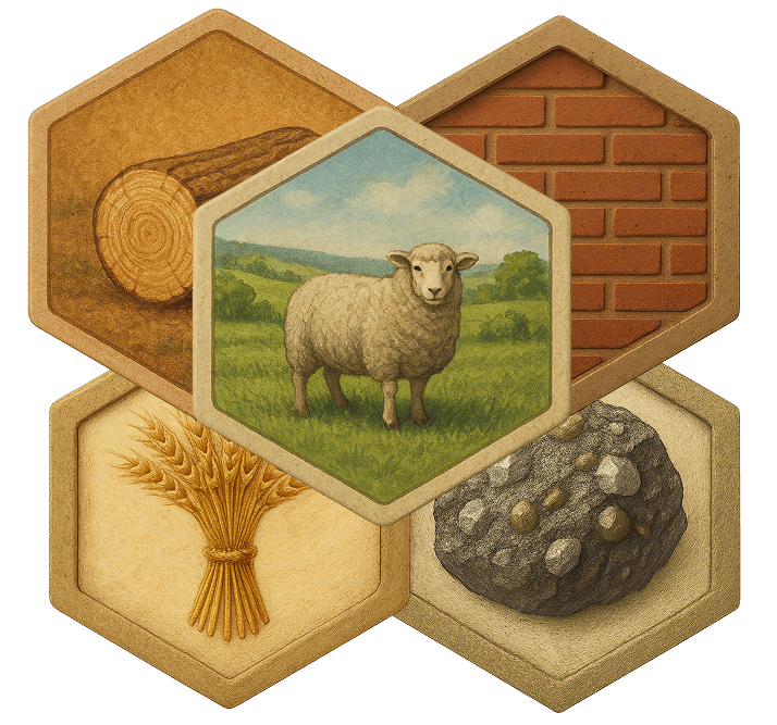 Catan tiles